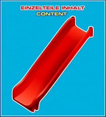 Прямая цельная горка Quadro Integrated slide арт. 10040 (только скользящая поверхность)